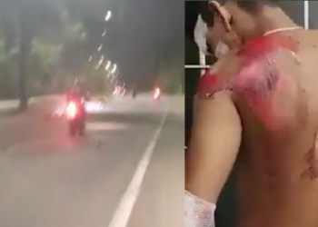 Acidente aconteceu de noite, horário que adoram andar em alta velocidade. Foto: Reprodução
