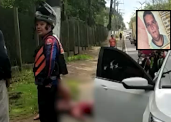 O crime aconteceu na avenida Rodrigo Otávio, no Japiim, Zona Sul. Foto: Reprodução