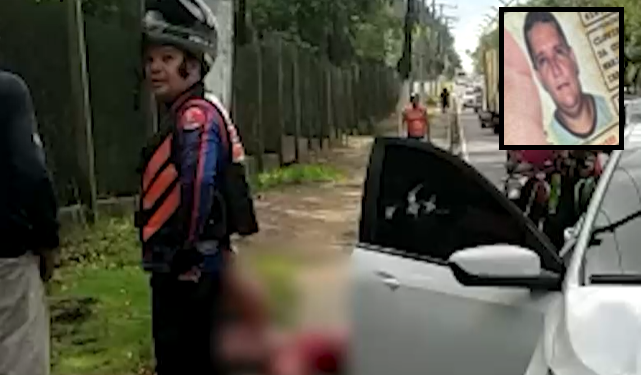 O crime aconteceu na avenida Rodrigo Otávio, no Japiim, Zona Sul. Foto: Reprodução