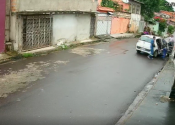 O crime foi flagrado por câmeras de segurança. Foto: Reprodução