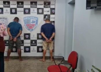 Os homens foram levados para o 14º DIP. Foto: Reprodução