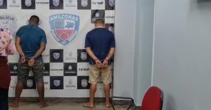 Os homens foram levados para o 14º DIP. Foto: Reprodução