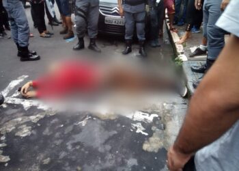 O homem foi perseguido e levou vários tiros. Foto: Divulgação