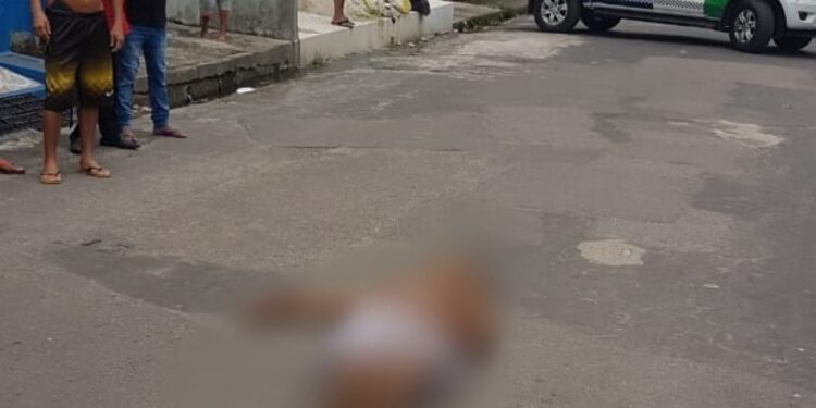 Crime ocorreu em plena luz do dia, nesta segunda-feira (14). Foto: Divulgação