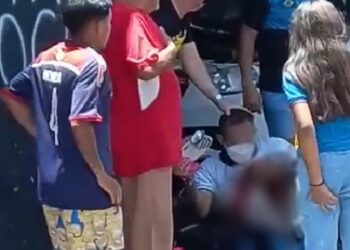 A vítima chegou a ser socorrida, mas não resistiu. Foto: Reprodução