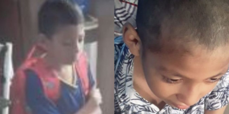 Luiz Carlos Tinoco tinha 9 anos e chegou morto no hospital. Foto: Reprodução