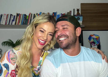 Paolla estava na casa do sambista quando fã invadiu o condomínio. Foto: Reprodução/Internet