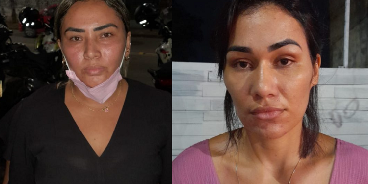 As mulheres foram presas após denúncia e a polícia as encontrou dentro do carro alugado. Foto: Divulgação