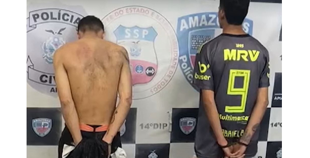 A dupla foi presa ainda com drogas. Foto: Divulgação