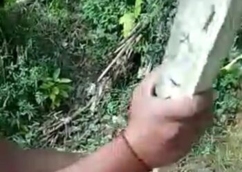 O homem não foi identificado e não há informações se ele foi preso. Foto: Reprodução