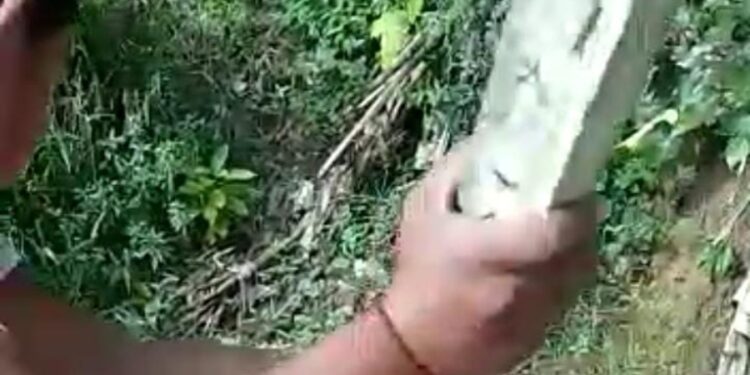 O homem não foi identificado e não há informações se ele foi preso. Foto: Reprodução