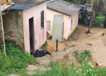 O rapaz foi jogado da Ponte da Bolívia e foi resgatado pelos moradores. Foto: Divulgação