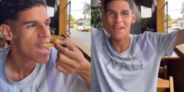 Iran Ferreira tem 20 anos e mora em Tabua, na Bahia. Ele acumula quase 13 milhões de seguidores. Foto: Reprodução