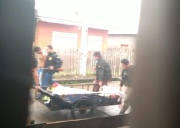 Os corpos foram encaminhados ao IML, em Manaus. Foto: Reprodução