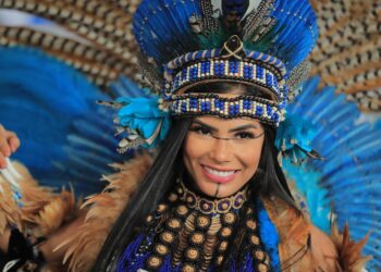 Marciele se defendeu nas redes sociais e o boi Caprichoso também saiu em sua defesa. Foto: Reprodução/Facebook