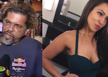 O morador de rua foi entrevistado pela emissora. Foto: Reprodução