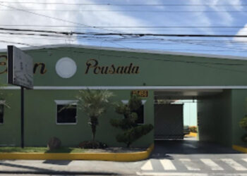 O corpo foi encontrado dentro de quarto de motel no Parque das Laranjeiras. Foto: Divulgação