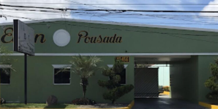 O corpo foi encontrado dentro de quarto de motel no Parque das Laranjeiras. Foto: Divulgação