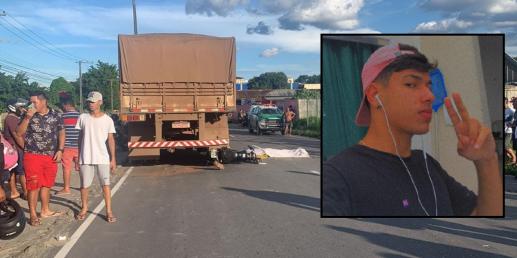 Victor Brito morreu na hora ao bater na traseira de uma carreta. Foto: Reprodução/Facebook