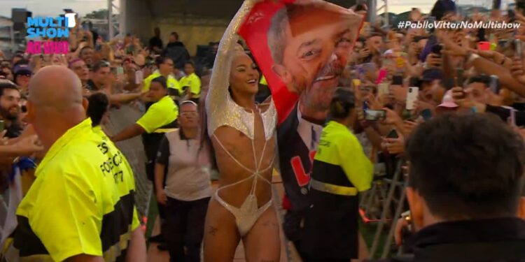 A cantora é declarada lulista e está ansiosa para votar em Lula. Foto: Reprodução/Multishow