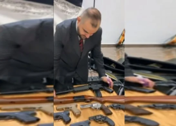 O pastor Rodrigo Mocellin participou da cerimônia. Foto: Divulgação