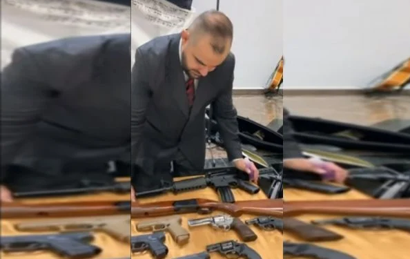 O pastor Rodrigo Mocellin participou da cerimônia. Foto: Divulgação