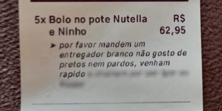 O pedido gerou revoltada na empresária. Foto: Reproduçaõ