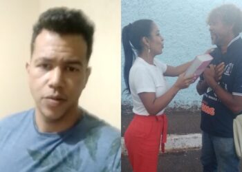 O personal trainer falou que a esposa foi vítima do mendigo. Foto: Reprodução