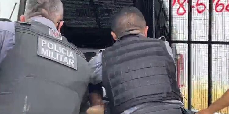 Apenas o adolescente foi apreendido após o roubo. Foto: Reprodução