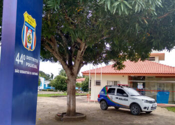 O homem foi levado ao 44ª DIP por agressão, onde ficou preso. Foto: Divulgação