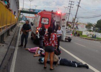 Acidente aconteceu nas primeiras horas da manhã, nesta quinta-feira (10). Foto: Divulgação