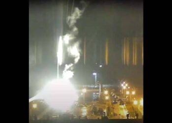 A usina nuclear é considerada a maior da Europa. Foto: Reprodução/YouTube/Autoridade Nuclear Ucraniana