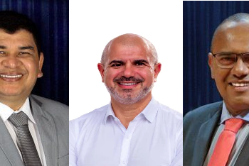 Os vereadores escolhidos para viagem sobre mobilidade urbana é  Rosinaldo Ferreira (PMN), Elissandro Amorim Bessa (Solidariedade) e Everton Assis dos Santos (União Brasil). Fotos: Reprodução