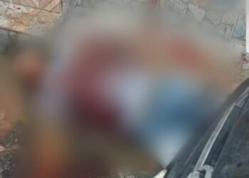 O homem ainda tentou fugir por uma laje. Foto: Reprodução