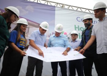 O hospital será construído ao lado do prédio da Secretaria de Estado do Meio Ambiente (Sema), na avenida Mário Ypiranga, zona centro-sul de Manaus. Foto: Tácio Melo - Secom