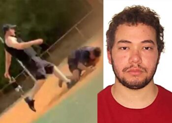 Homem chuta e ameaça garoto de 14 anos no DF (Foto: Reprodução)