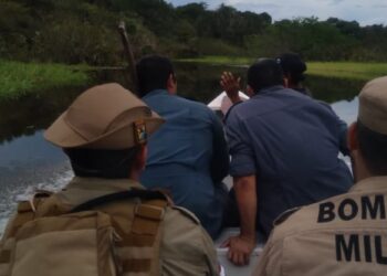Moradora do Ariaú encontrou o corpo e acionou a polícia. Foto: Divulgação/CBMAM