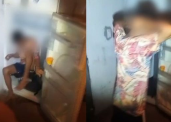 O adolescente foi apreendido e levado para a delegacia. Foto: Reprodução