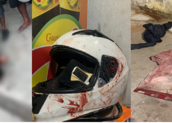 O assaltante foi levado ao hospital pela polícia e depois seria encaminhado ao 19º DIP. Foto: Divulgação