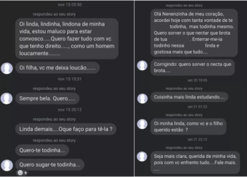 O homem enviava mensagens insistentemente à ex-aluna de graduação. Foto: Reprodução