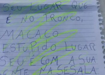 O funcionário encontrou bilhetes e pediu para ser transferido de setor. Foto: Reprodução
