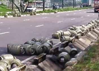 O acidente aconteceu na manhã desta segunda-feira (18). Foto: Reprodução