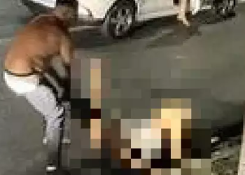 A agressão chegou a ser registrada por câmeras. Foto: Reprodução