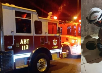 o acidente aconteceu na noite deste domingo (10), na área de serviço. Foto: Divulgação