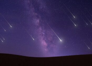 A chuva de meteoros vai poder ser vista além da região Norte, como pelo Nordeste. Foto: Reprodução/Internet
