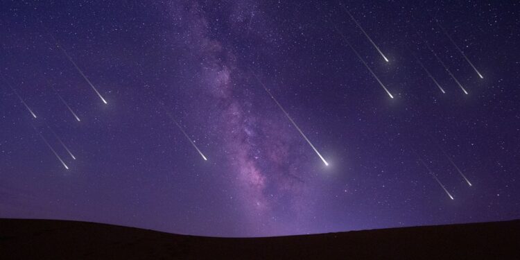 A chuva de meteoros vai poder ser vista além da região Norte, como pelo Nordeste. Foto: Reprodução/Internet
