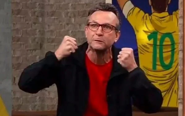 O ex-jogador fez duras críticas durante o programa. Foto: Reprodução/Instagram