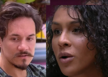 A 'sister' não deixou de reparar num detalhe de Eliezer. Foto: Reprodução/Internet