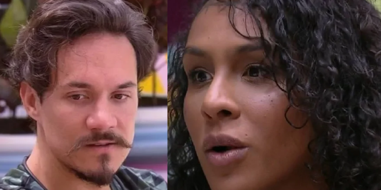 A 'sister' não deixou de reparar num detalhe de Eliezer. Foto: Reprodução/Internet