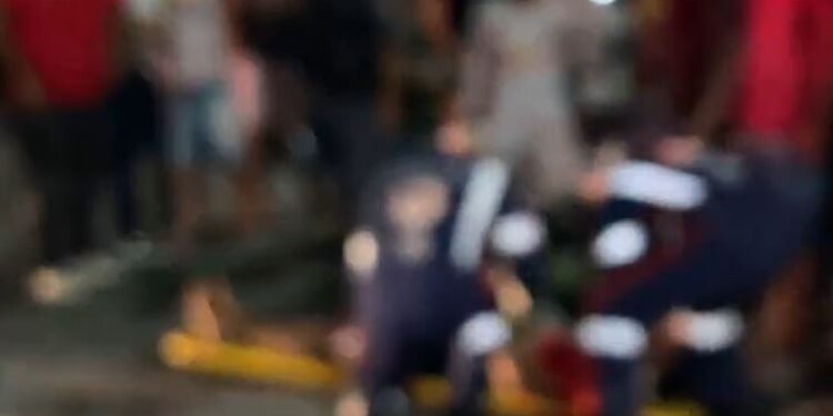 Sessão de espancamento em ladrão aconteceu no Jorge Teixeira, Zona Leste. Foto: Reprodução